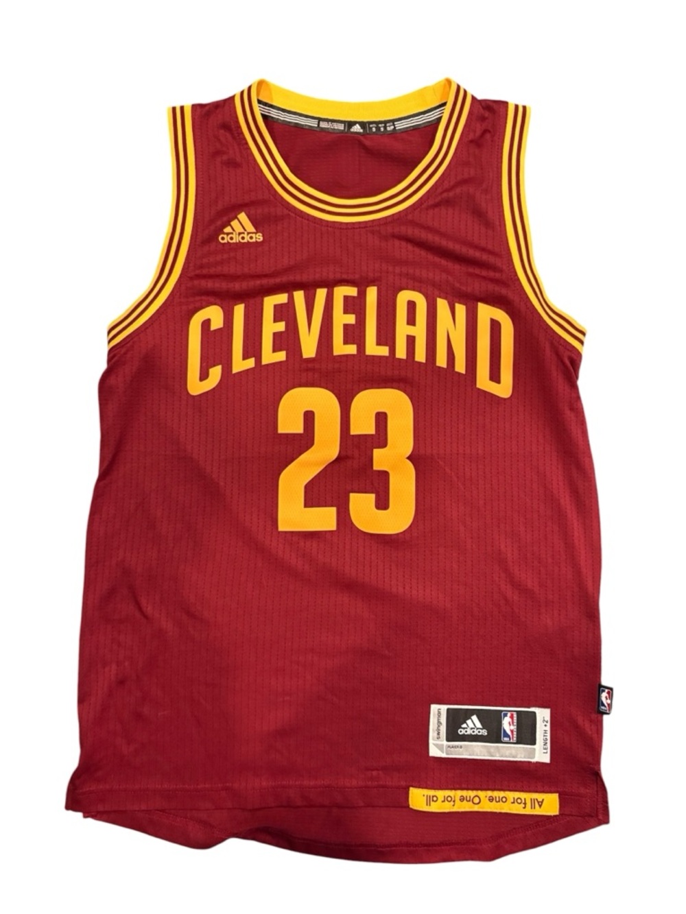 Lebron James All for one. One for all Adidas Jersey. Mens small.